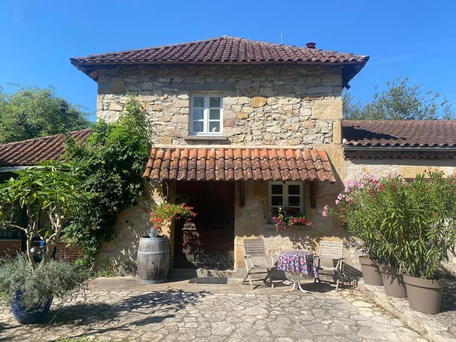 Vakantiehuis La Poire, Op Landgoed Aan De Dordogne Prudhomat Kültér fotó