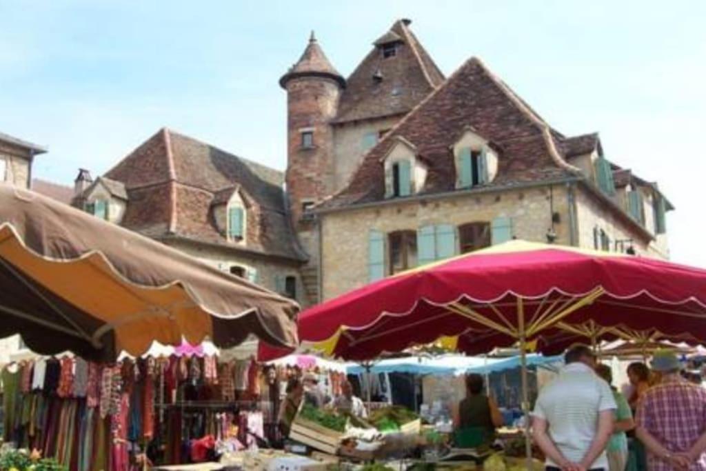 Vakantiehuis La Poire, Op Landgoed Aan De Dordogne Prudhomat Kültér fotó