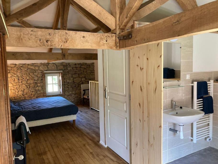 Vakantiehuis La Poire, Op Landgoed Aan De Dordogne Prudhomat Kültér fotó