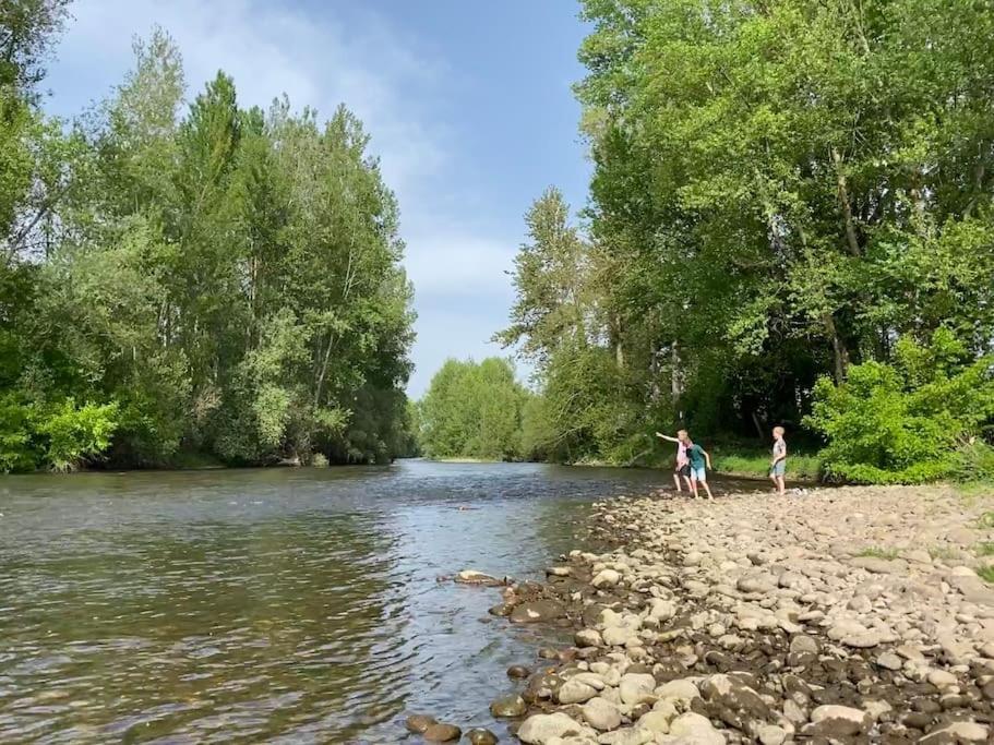 Vakantiehuis La Poire, Op Landgoed Aan De Dordogne Prudhomat Kültér fotó